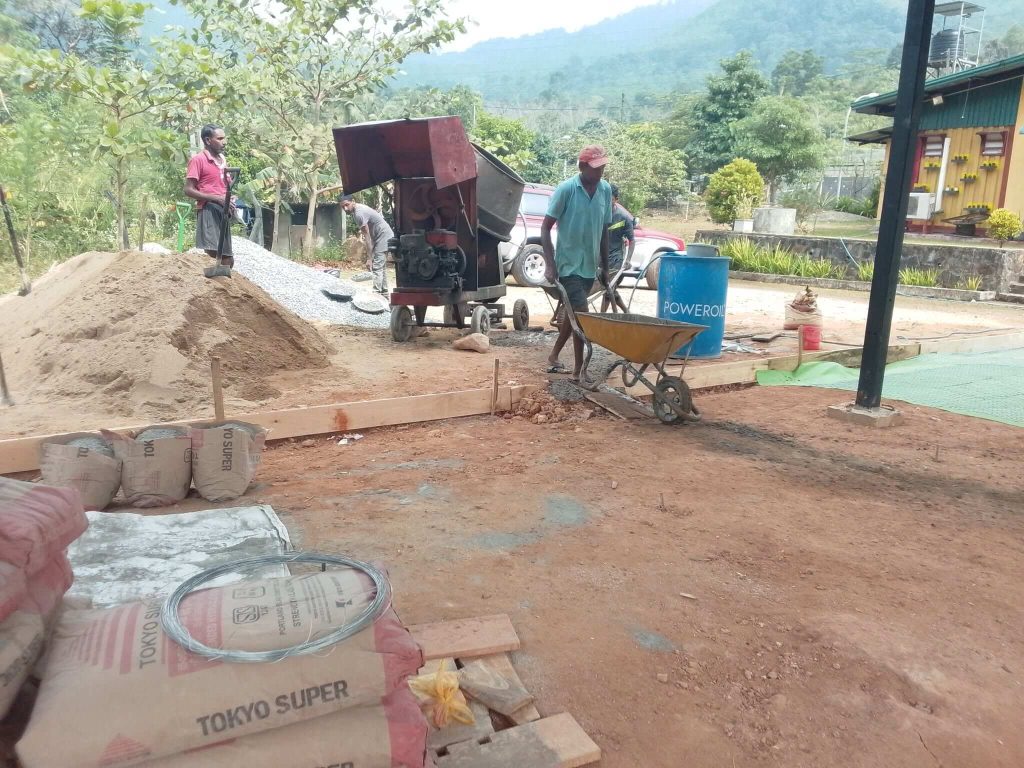 Construction of Vehicle Yard at CEB Polpitiya