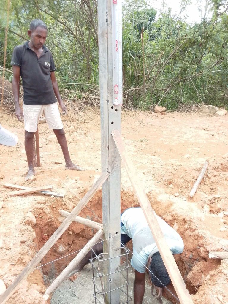 Construction of Vehicle Yard at CEB Polpitiya