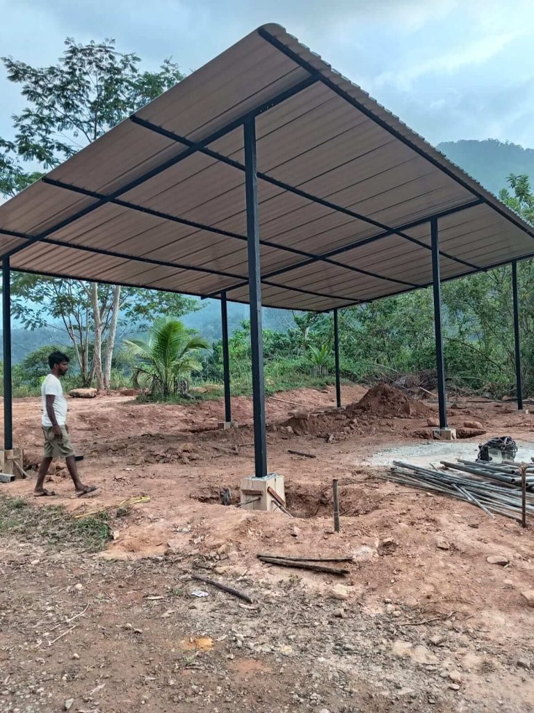 Construction of Vehicle Yard at CEB Polpitiya