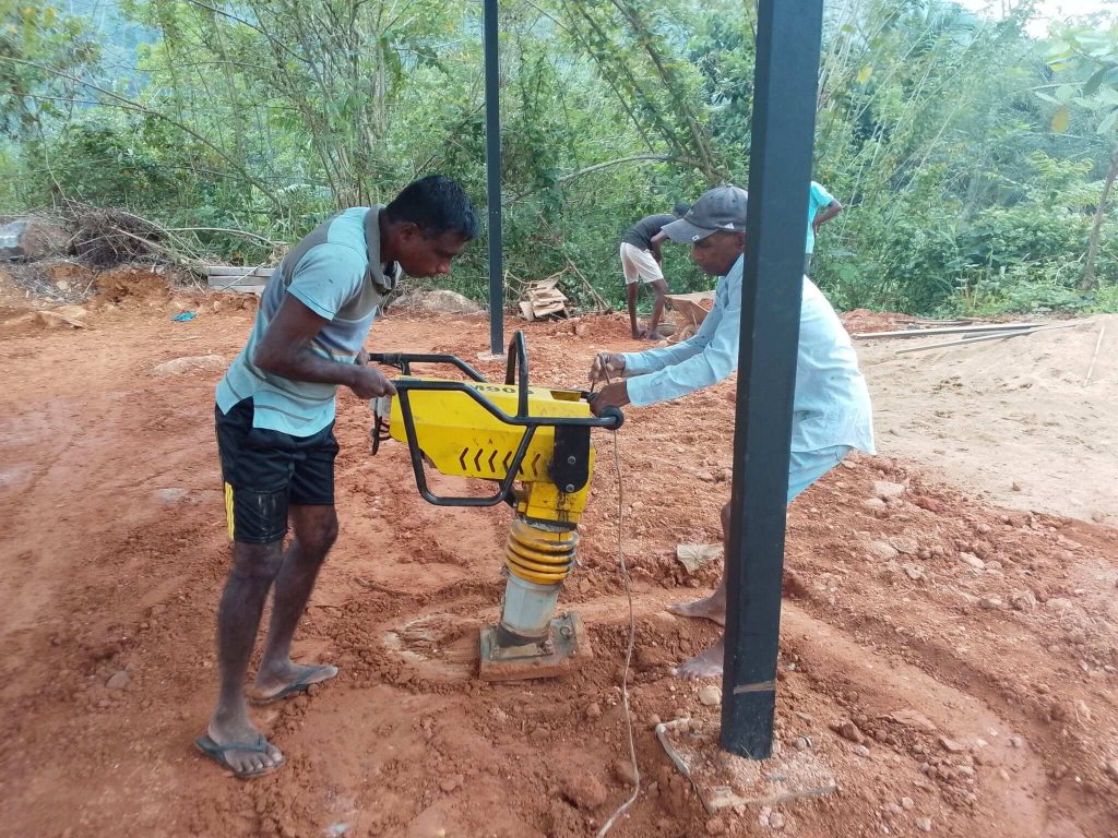 Construction of Vehicle Yard at CEB Polpitiya