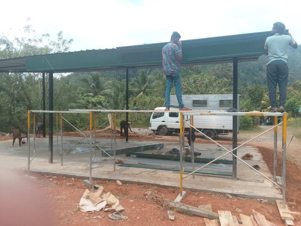 Construction of Vehicle Yard at CEB Polpitiya