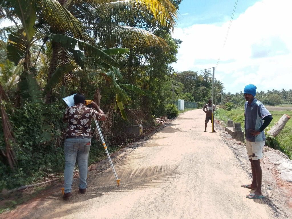 Road Surveying & Leveling at Rural Roads – RDA Chilaw